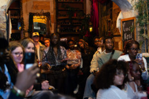 Attendees at Open Mic