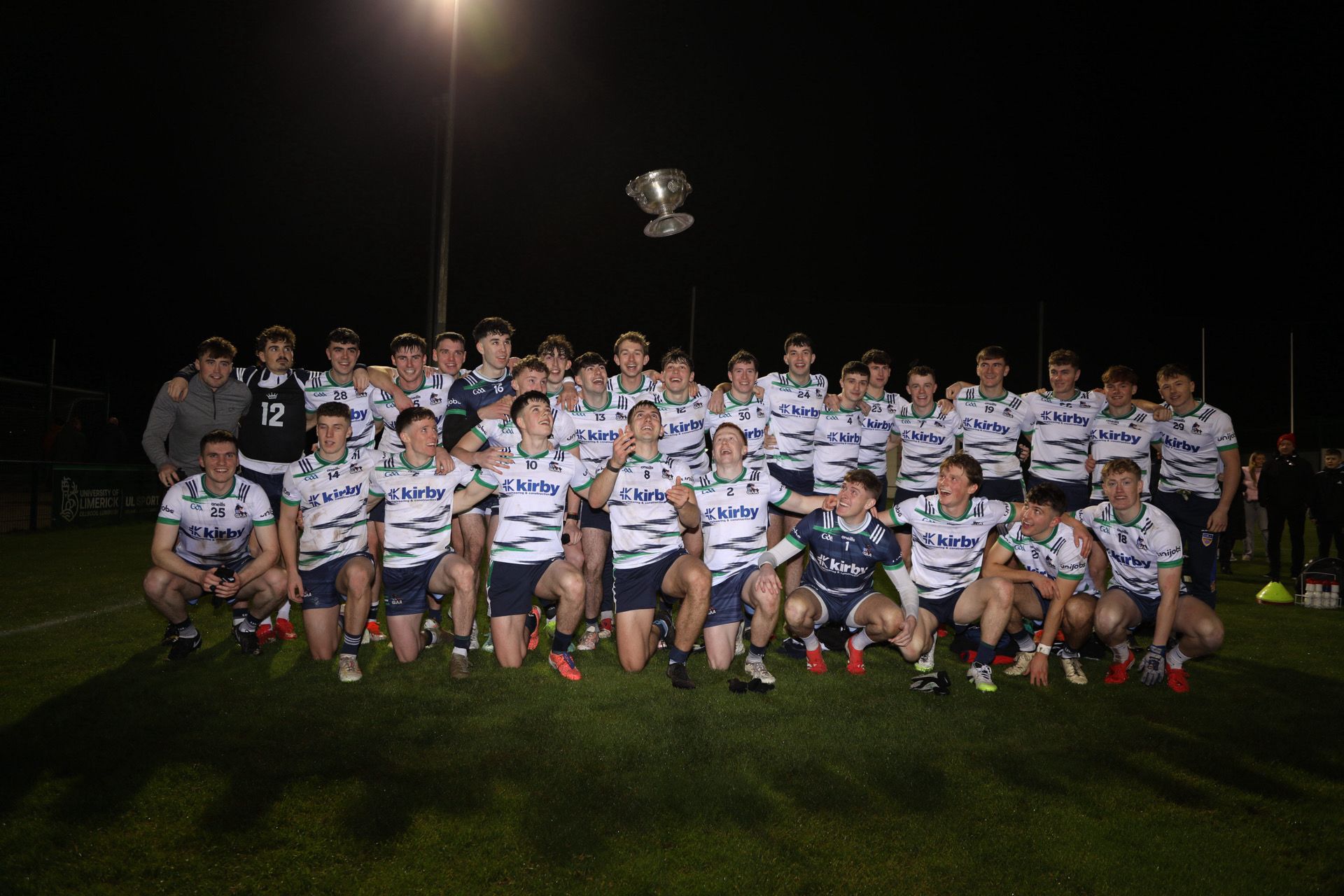 University of Limerick after winning the Higher Education Senior Football League Division One Final