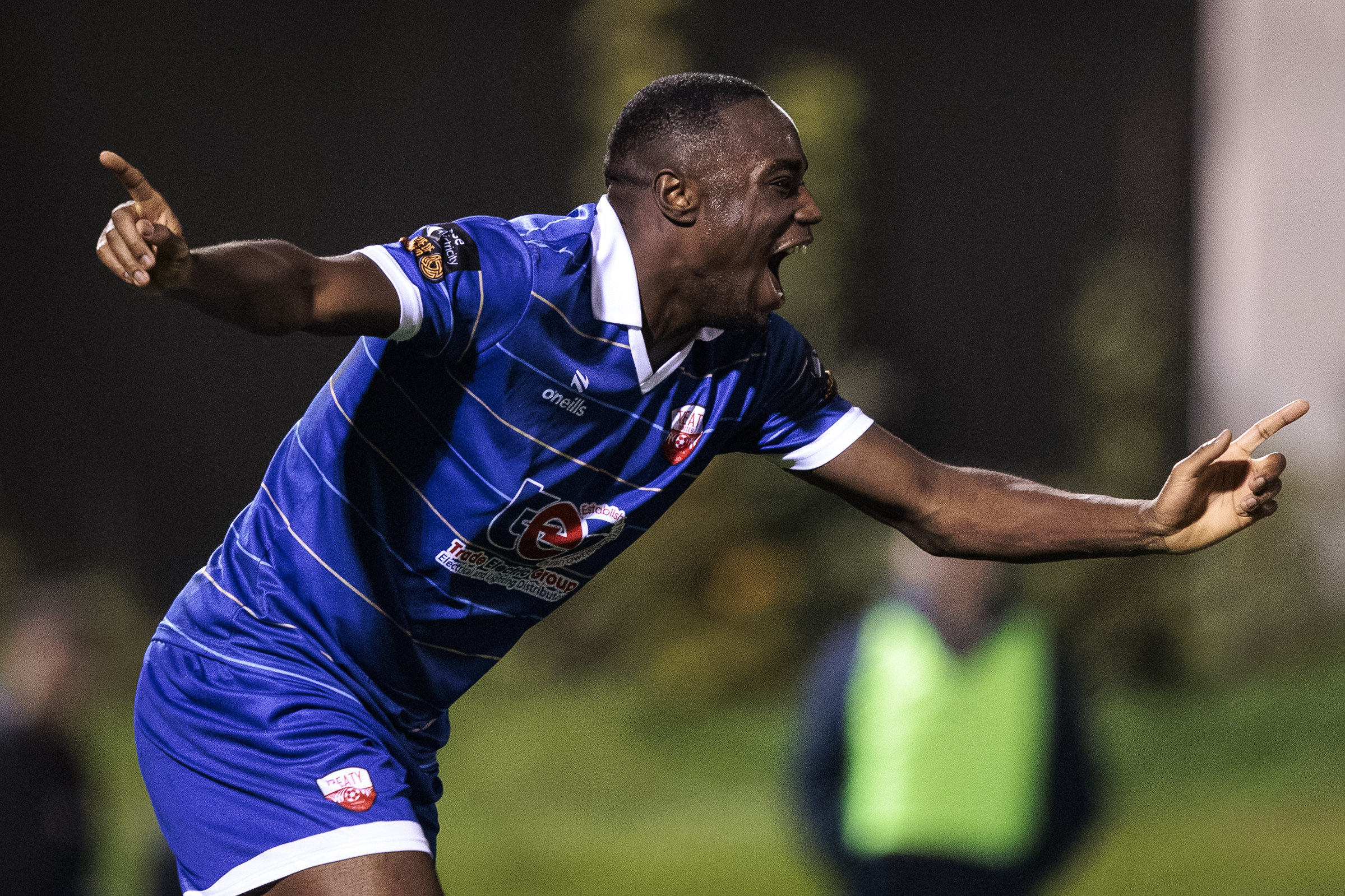 Dare Kareem opened the scoring for Treaty United. KBD Photos