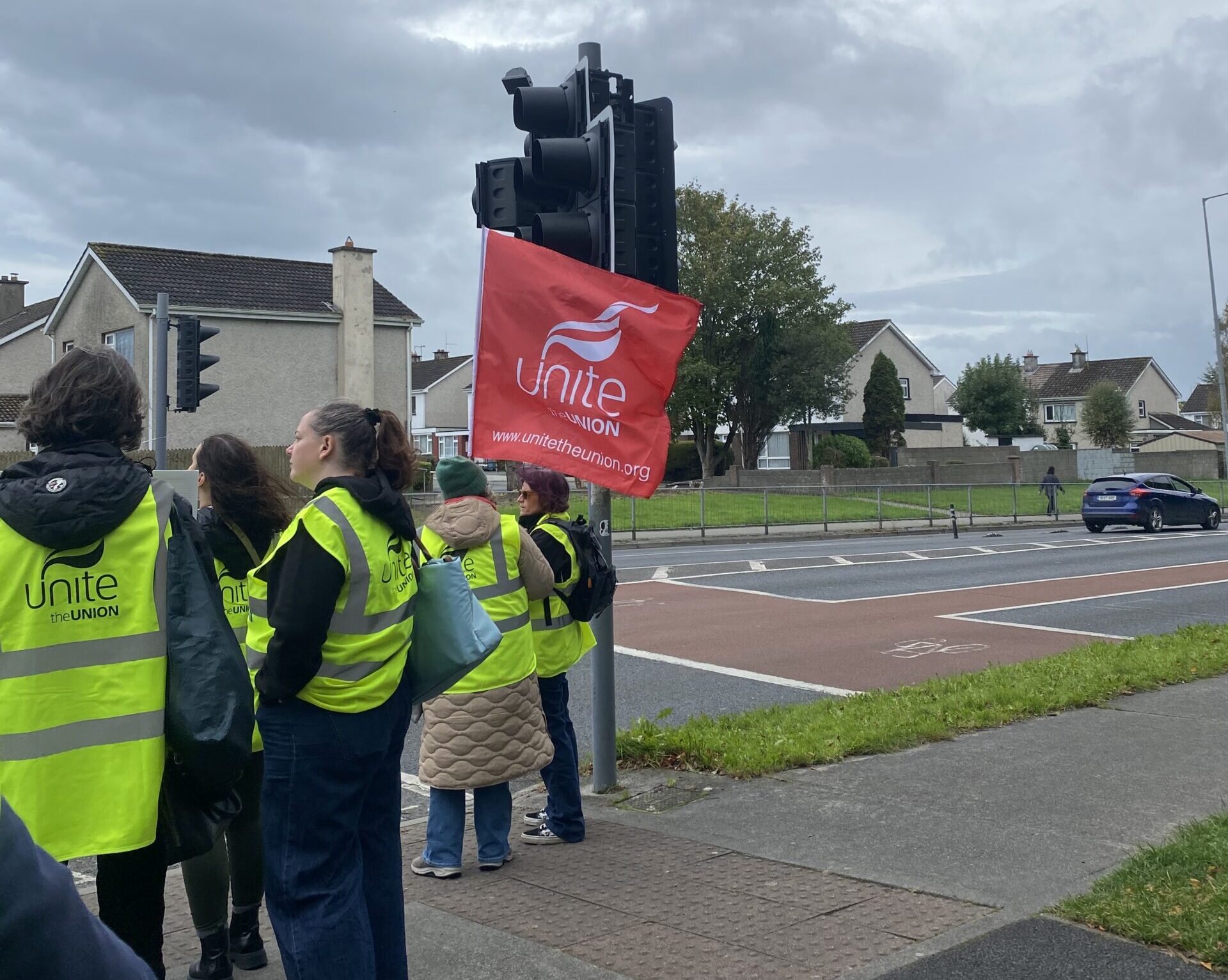 UL Unite pictured one of the many unions that partipated in the public sector strikes. Photo: Limerick Voice