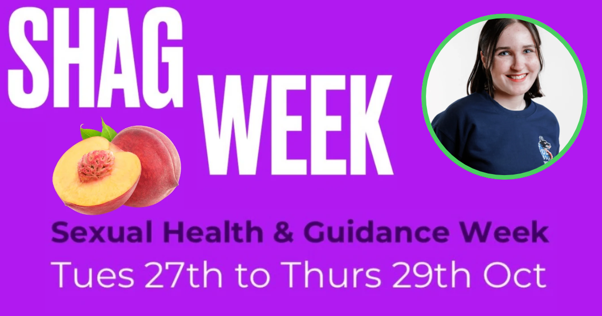 Cuán Hayes pictured speaks about SHAG Week taking place over the coming days. Photo: UL Student Life