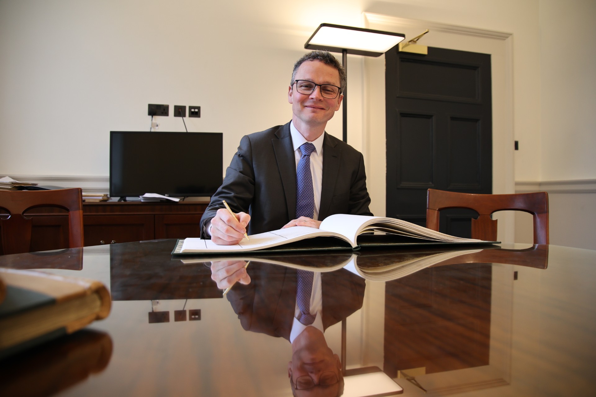Minister Patrick O’Donovan falls ills at informal meeting of the EU Presidency in UL. Photo: Flickr