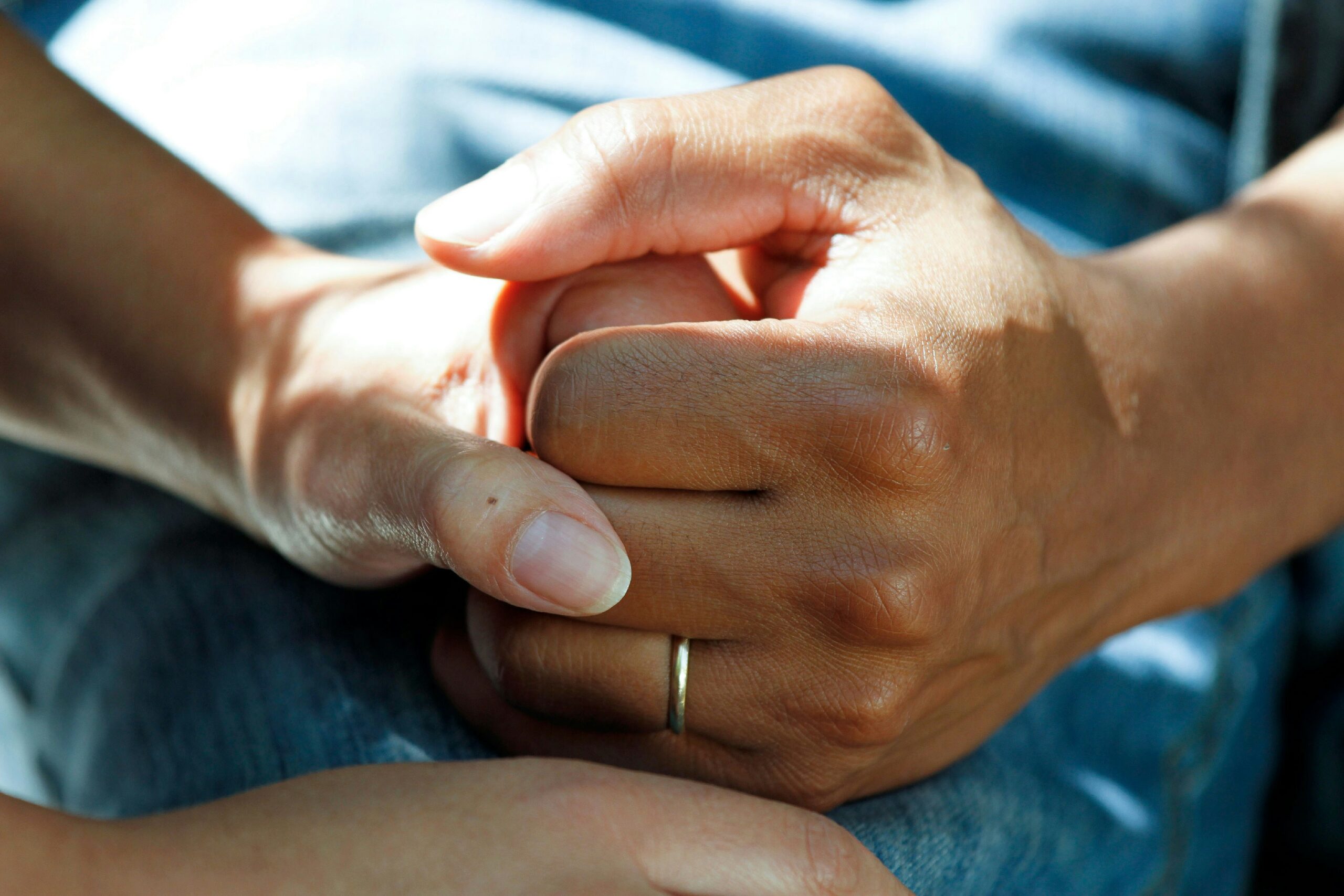 Carer Hands holding